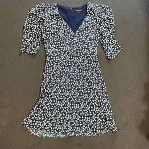 Saloni silk mini dress size 2